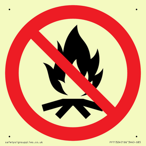 Prohibition: No campfire